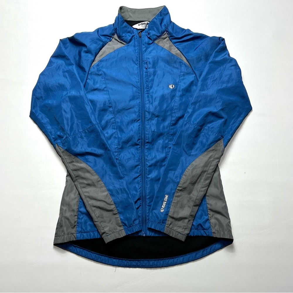 Vintage Pearl Izumi Zip Up Cycling Blue Jacket